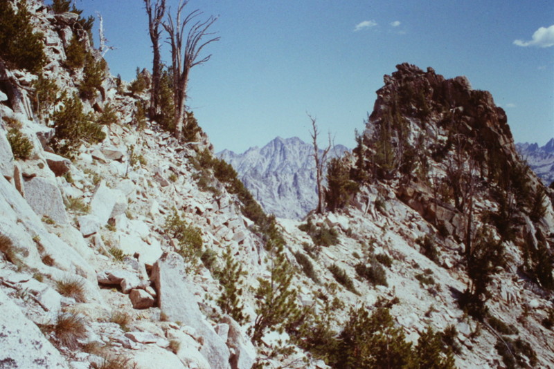 This notch is found on the northeast ridge of Mount Everly.