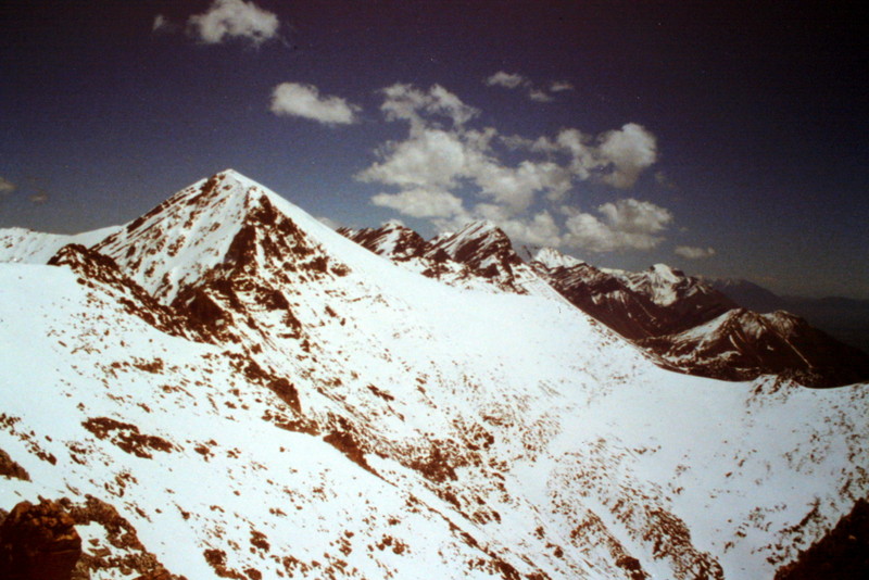 As you climb you will have a good view down the main crest to White Cap Mountain and beyond.