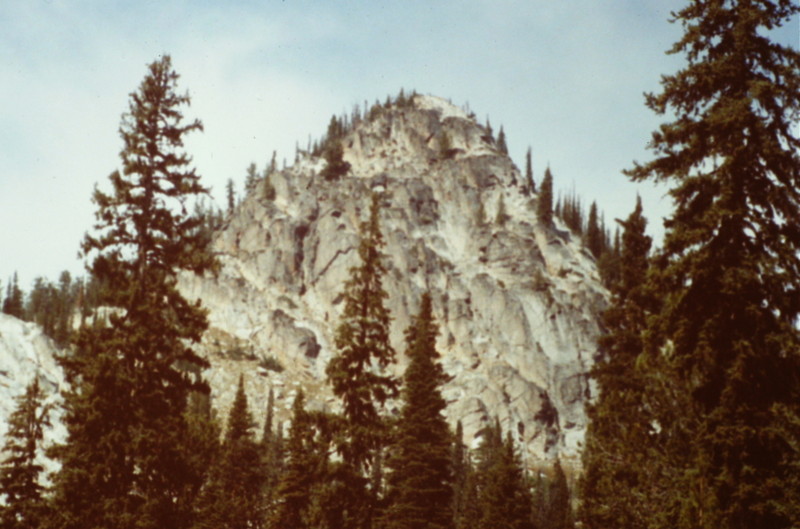 This granite dome is viewed as you approach the summit.