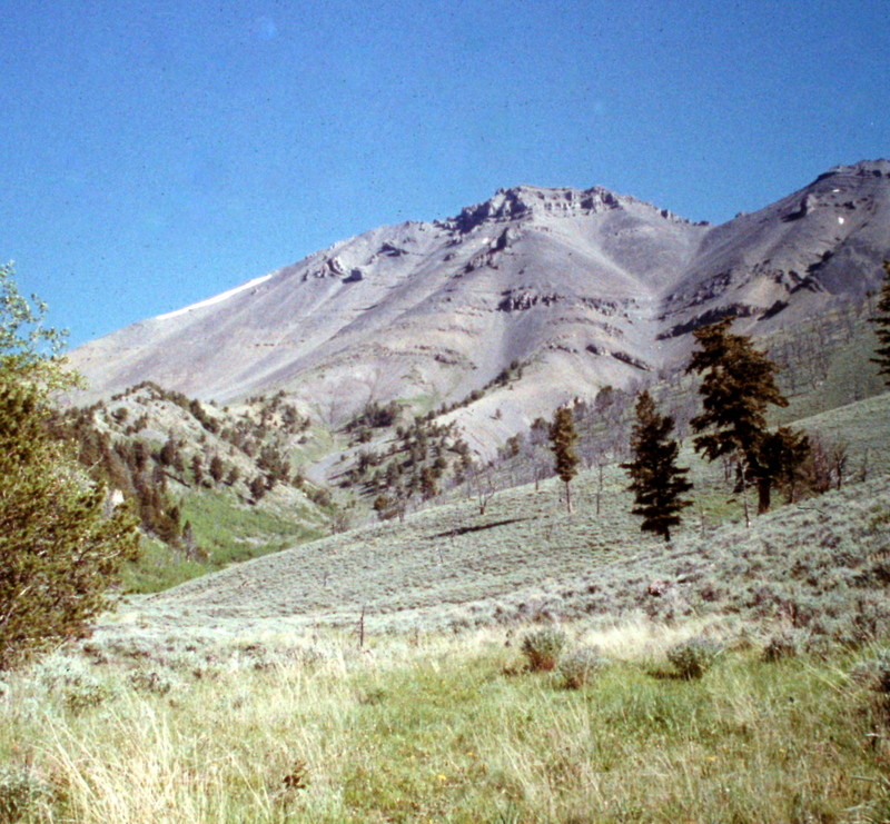 This photo was taken down the valley on the hike in.