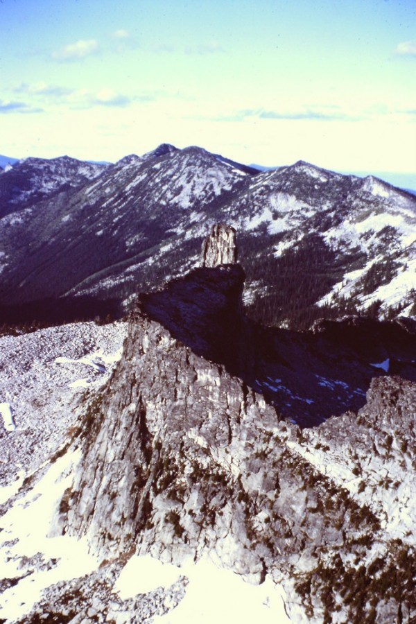 Chimney Rock from the south.