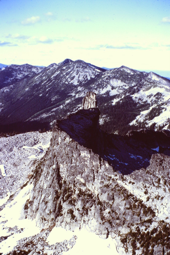 Chimney Rock from the south.