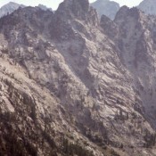 My first view of JT Peak in 1990 from Plummer Peak.