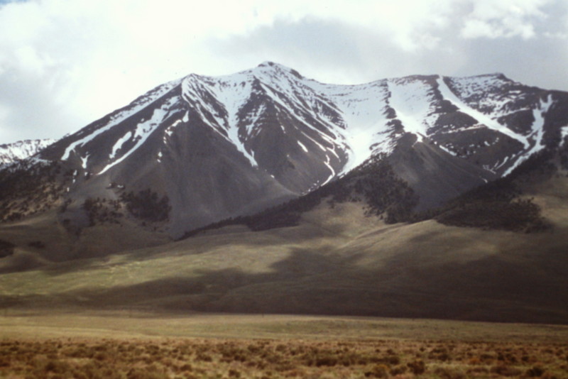 Dickey Peak from the west.