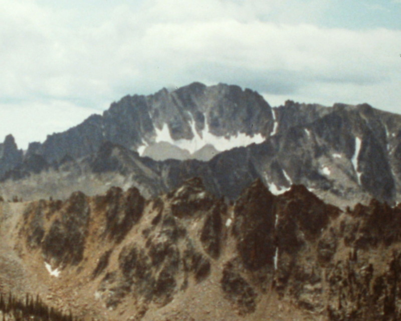 Decker Peak from the summit of the Grand Mogul.