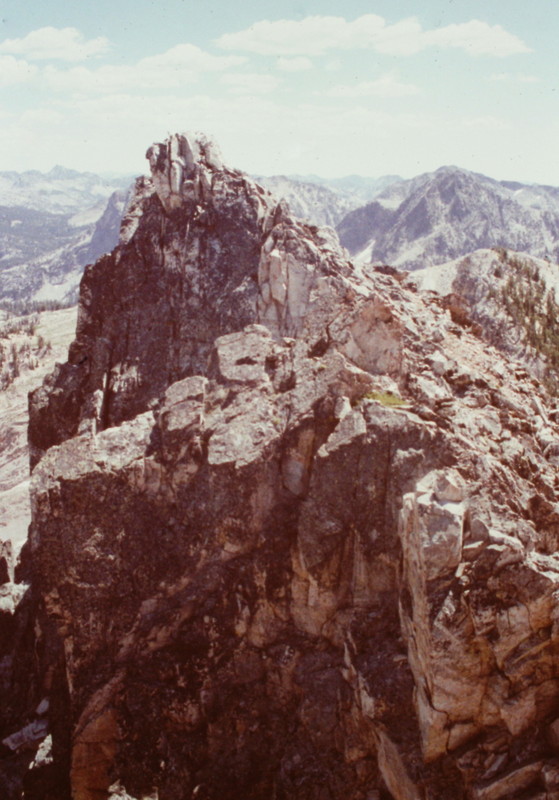 The lower Blacknose summit from the high point.