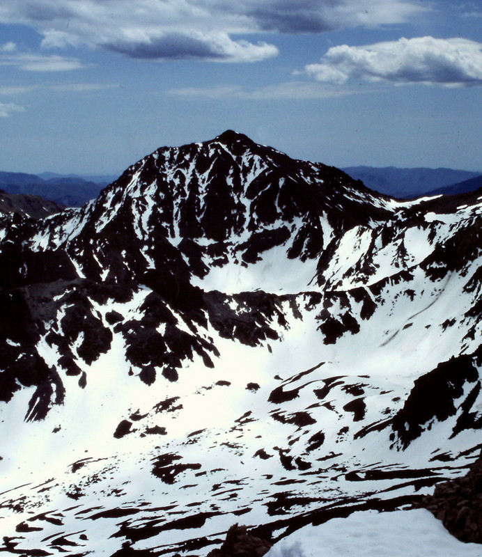 Silver Peak viewed from Cerro Ciento.