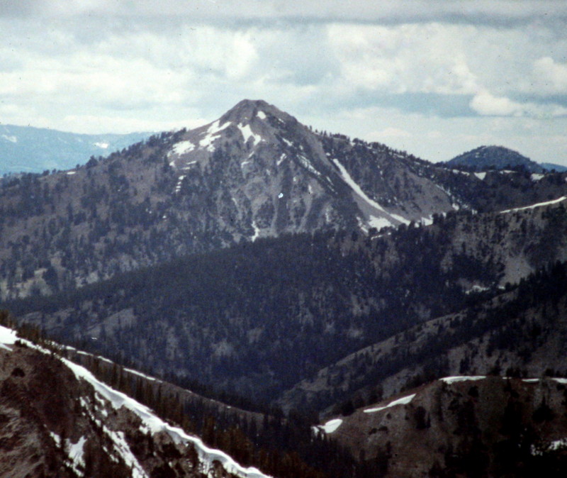 Gunsight Peak from Newman Peak.