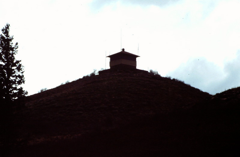 Danskin Peak fire lookout.