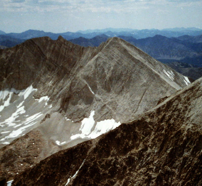 D.O. Lee Peak viewed from Caulkens Peak.