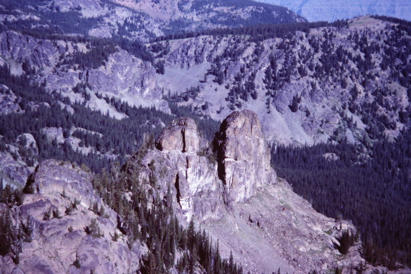 Devils Tooth the east.