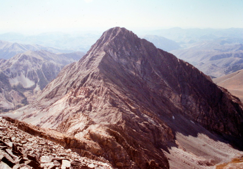 Cobb viewed from the summit of Old Hyndman Peak.
