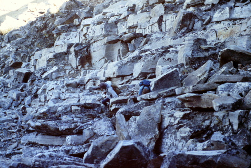 The ridge has plenty of obstacles.