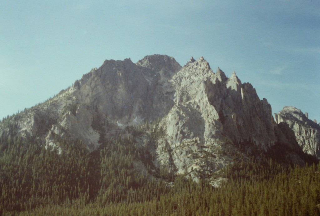 A telephoto shot over the lake.