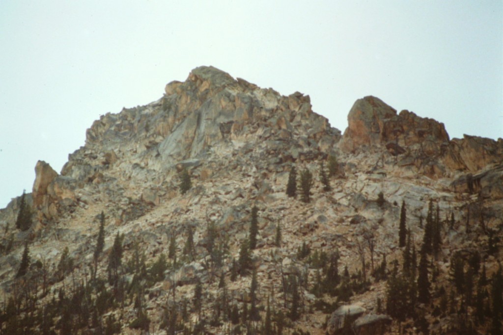 A shot further up the ridge of the summit area.