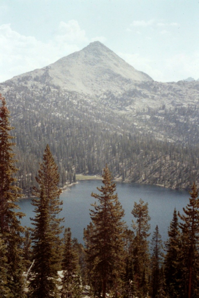 Glens Peak on a smokey day.