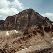 The western face of Mount Cramer viewed from Cramer Pass.