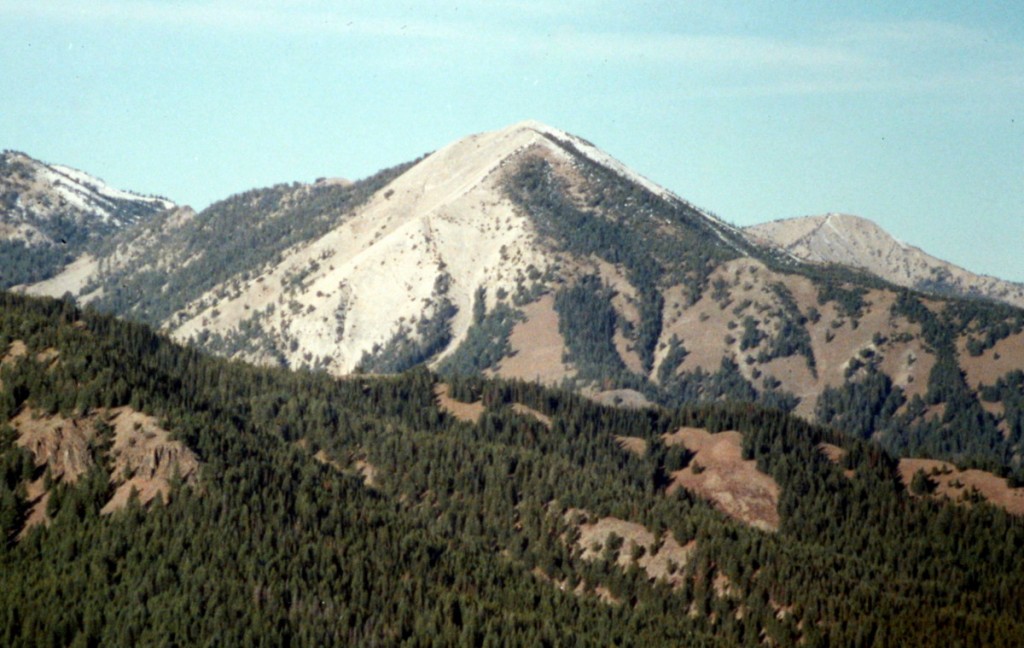 Abes Armchair viewed from the high view point along ID-75.