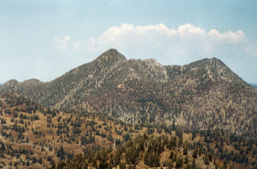Patrick Butte viewed from Hard Butte.