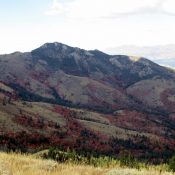 Peak 8037 as seen from Goodenough Peak. Photo - Steve Mandella.