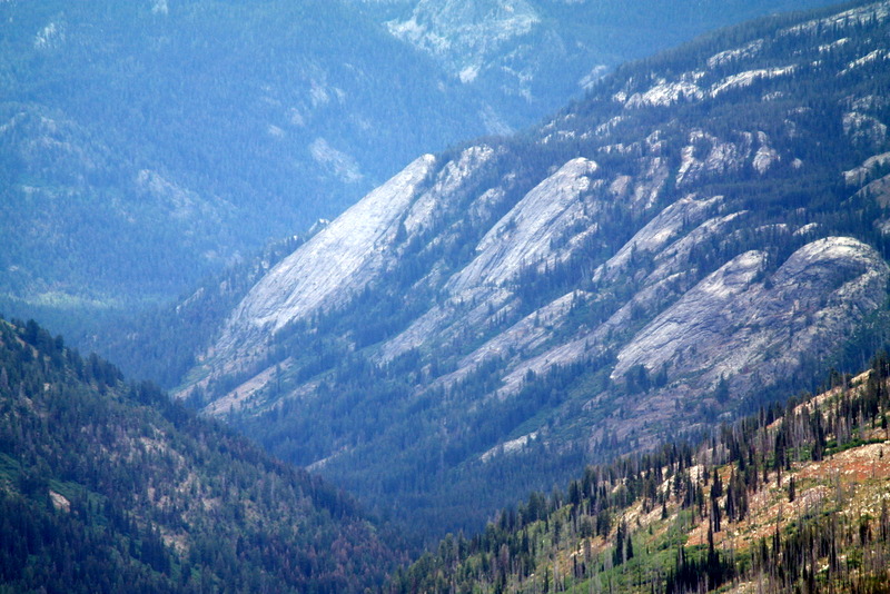 This is a telephoto view of Slick Rock from Burnside Peak. It puts a whole new perspective on the formation.