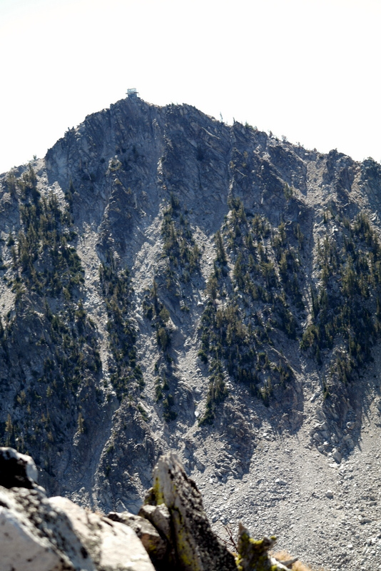 The north face of Trinity Mountain from the Fiddlers Perch.