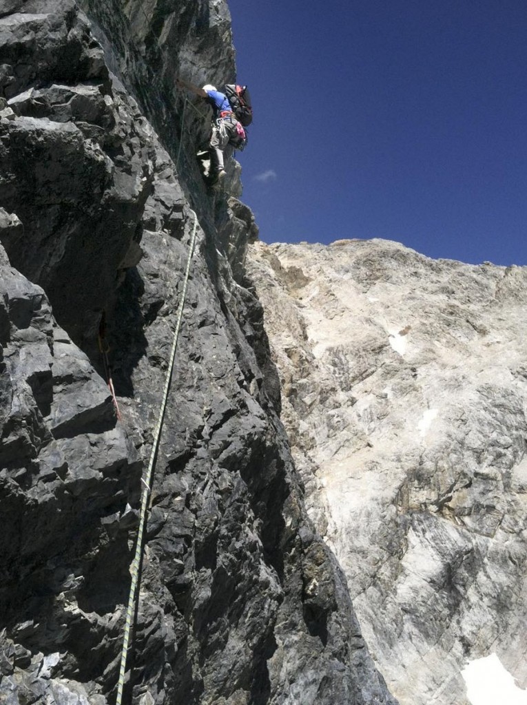 Kevin climbing. Wes Collins Photo.