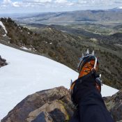 An Alpinist Guide to Pocatello Snow Climbs and Scrambles. Scot Kelchner photo.