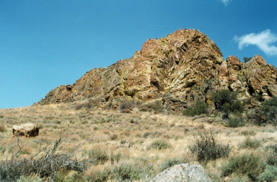 The summit of Rooster Comb Peak.
