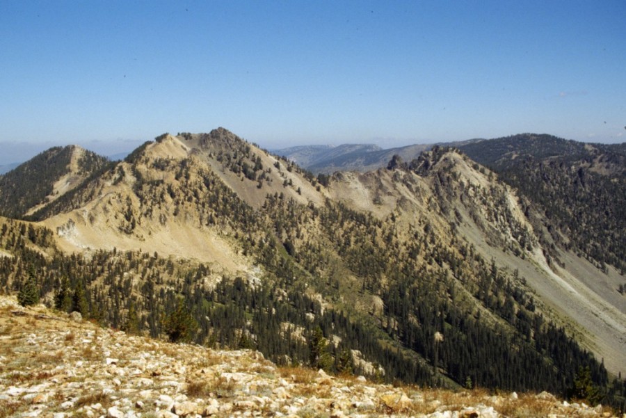 Wolf Fang Peak from the south.