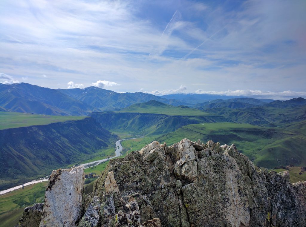 Cathedral Rocks summit view looking south. Erik Pohlmann Photo 