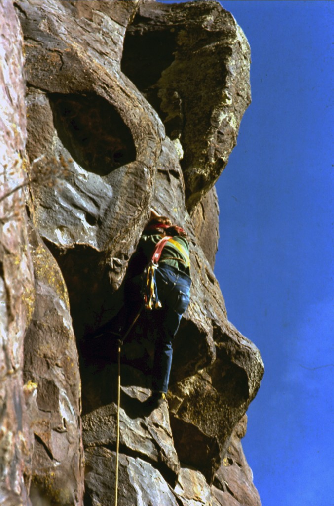 Mike Weber leading the “Roof”. Now known as Bloody Crack.