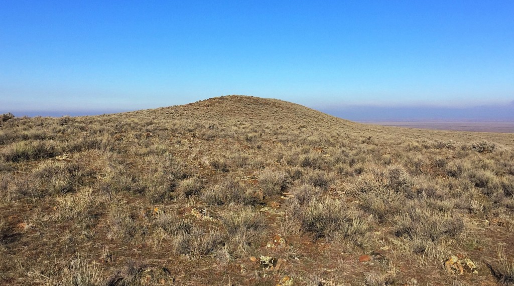 The summit of Lockman Butte.