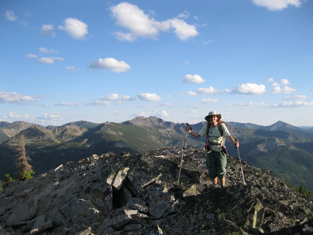 Dan Saxton on the summit of Peak 6927. Dan Saxton Photo