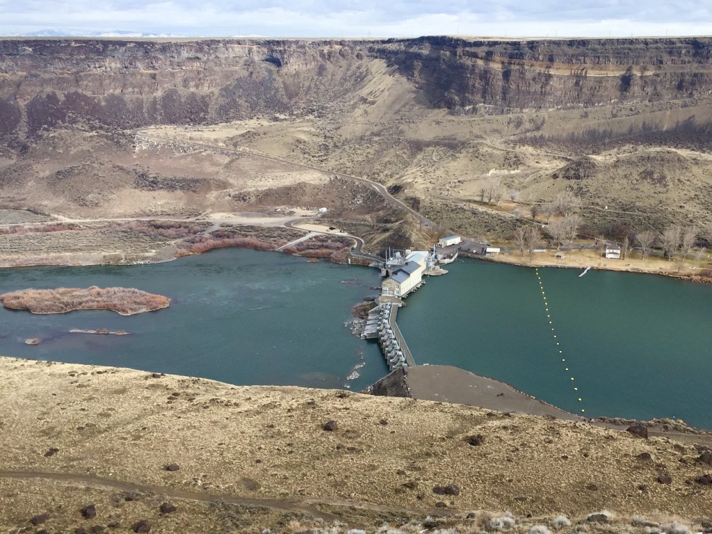 Looking back at the dam. Dan Krueger Photo 