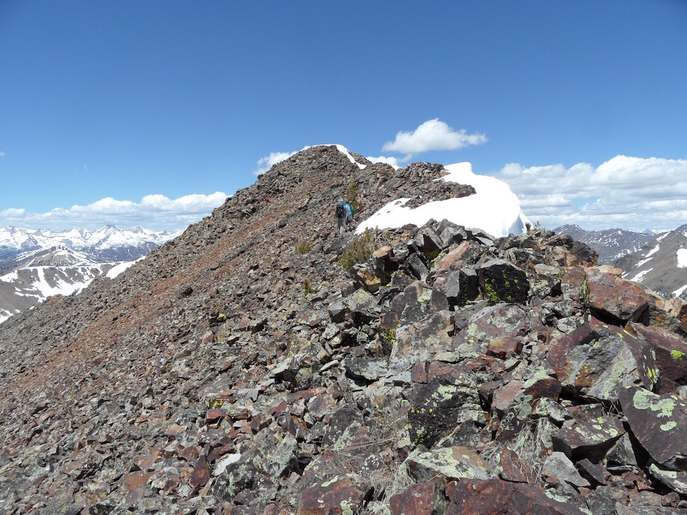 The summit of Pincer Peak. John Platt Photo 