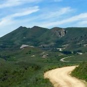 Packer Butte from the north along the Castle Rock Road