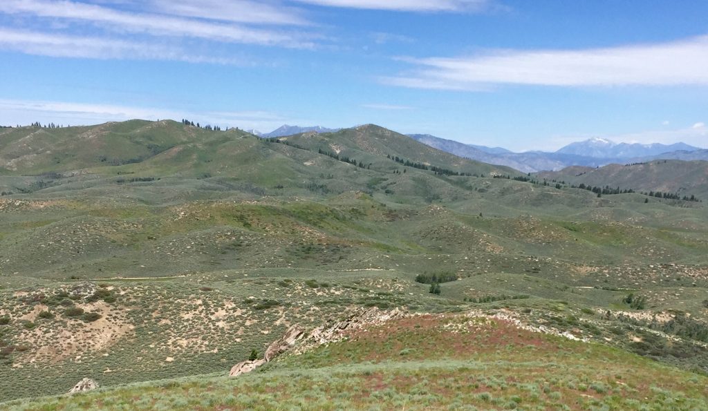 Wood Creek Mountain from Peak 5888.