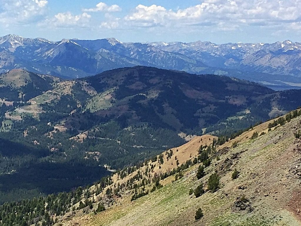 Avalanche Peak from Senate Peak.