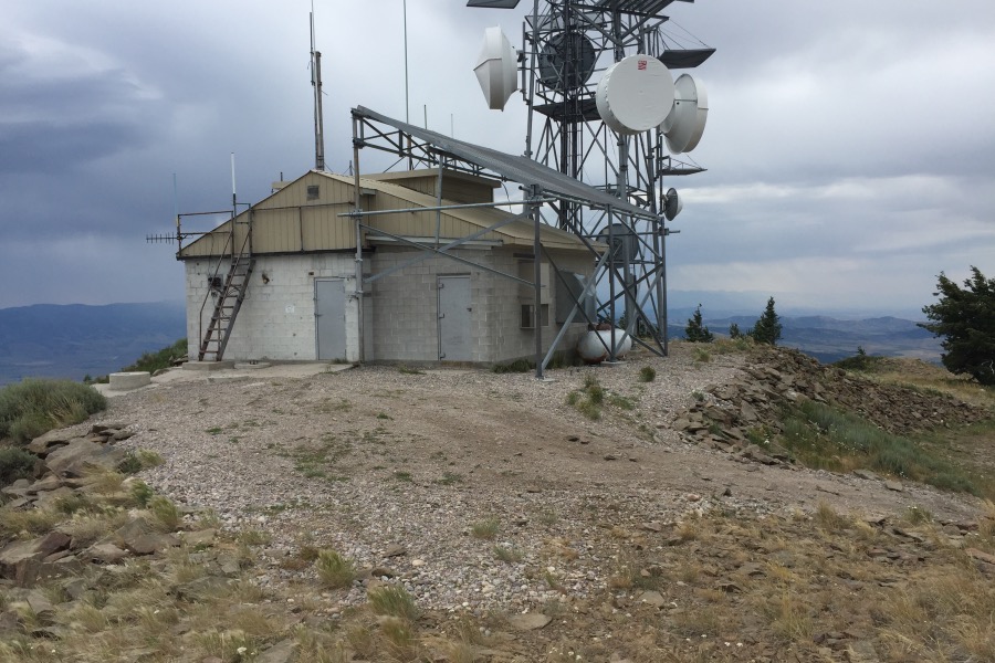 The highest point on Sedgwick Peak.