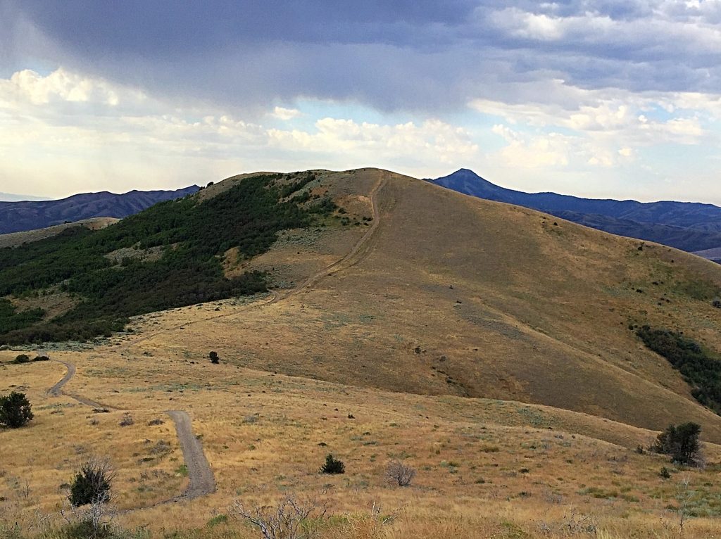 Peak 6361 viewed from Chinese Peak.