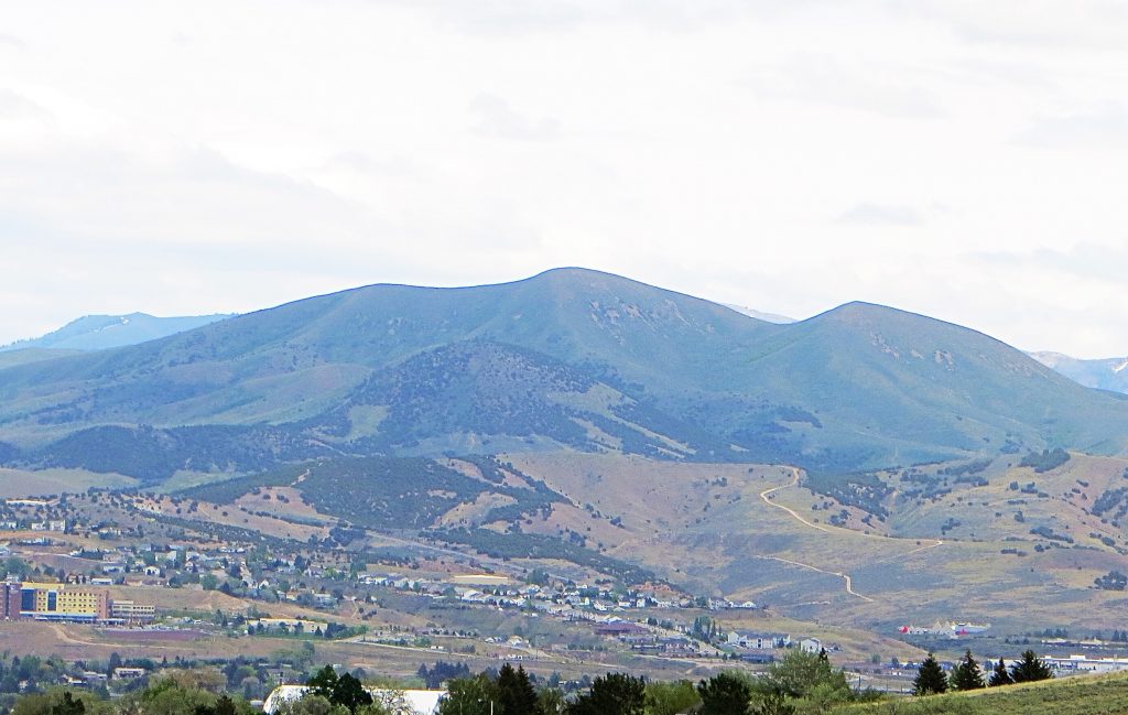 Camelback Mountain from Pocatello's west bench. Margo Mandella Photo 