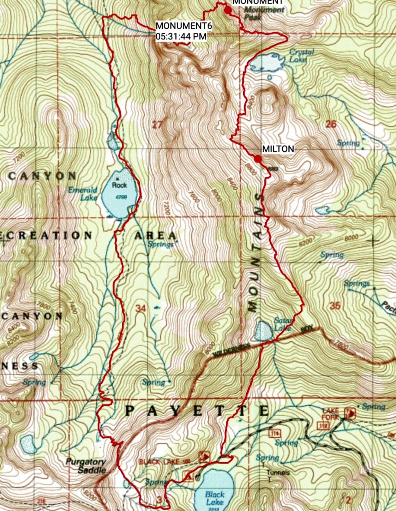 John Platt's GPS track.