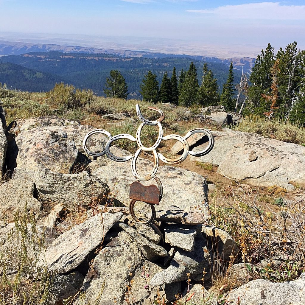 Art work on the summit.