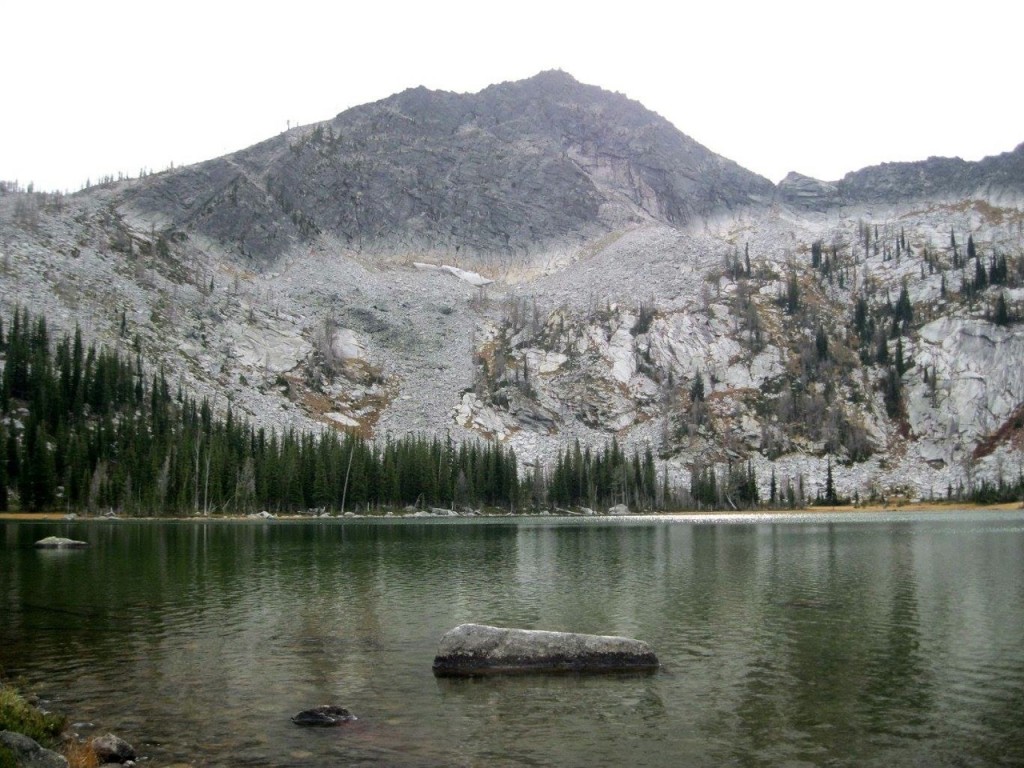 Grave Peak from Colt Lake. Dan Saxton Photo 