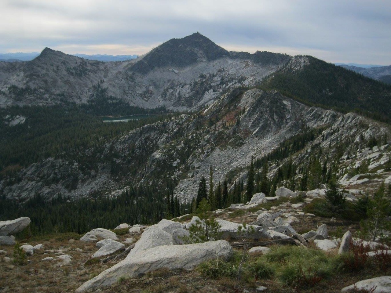 Grave Peak from its long north ridge. Dan Saxton Photo 