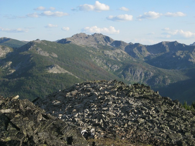 Shale Mountain from the state line ridge to the north. Dan Saxton Photo 