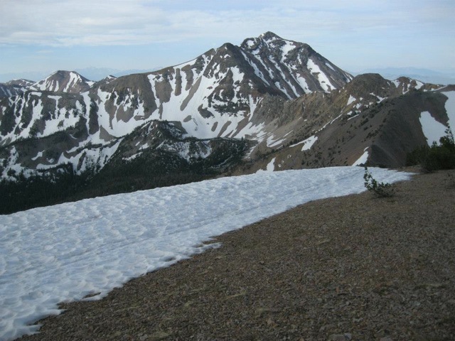 May Mountain from the Lemhi Crest. Dan Saxton Photo