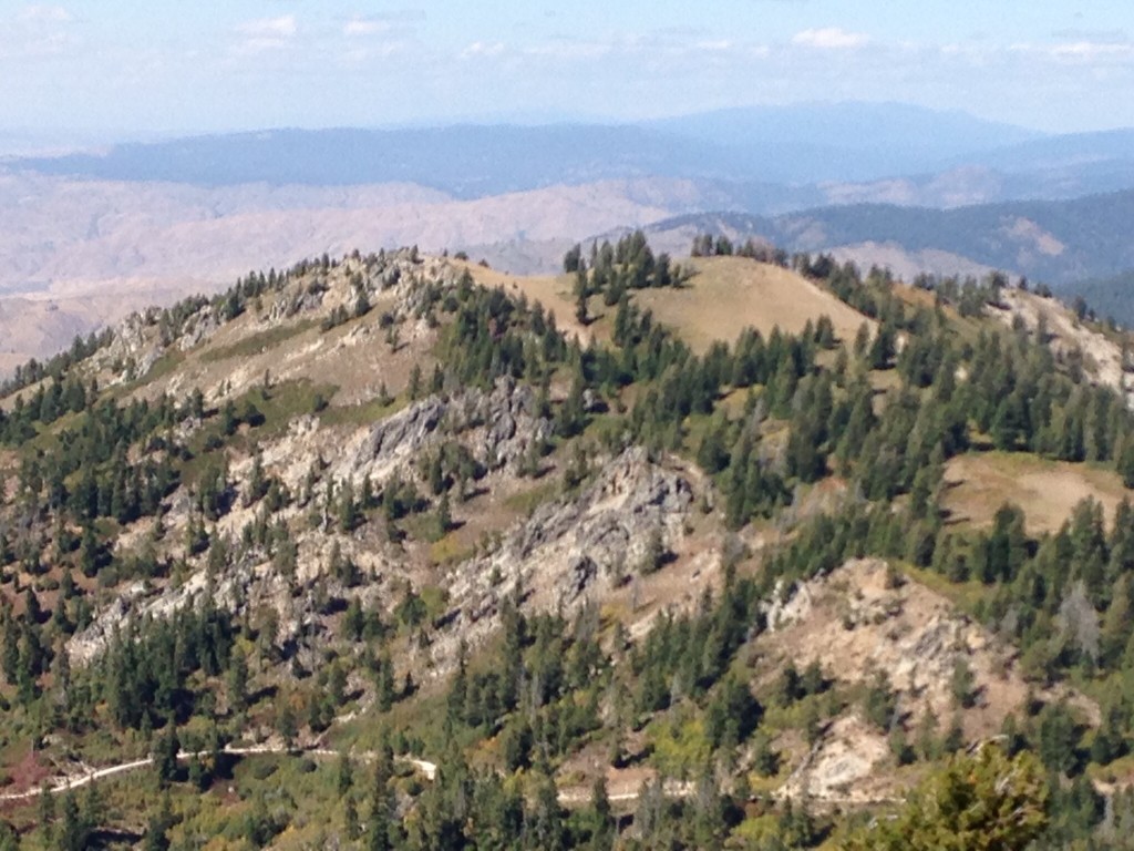 Mores Mountain viewed from Shafer Butte.