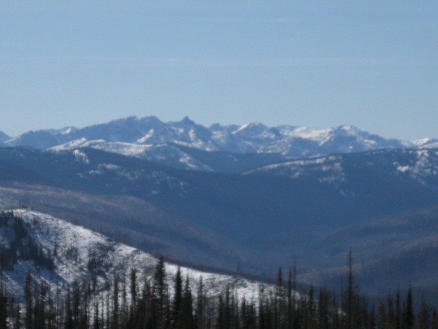 Selway Crags from Bear Mountain. Dan Saxton Photo 